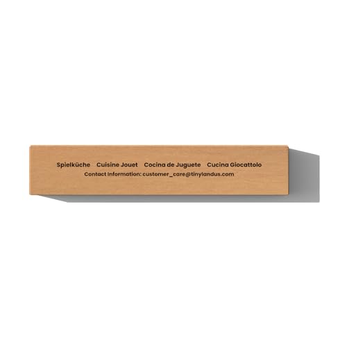 Cuisine Enfant avec 18 Accessoires pour Aliments et ustensiles de Cuisine Jouet Ensemble de Jeu en Bois pour Les Tout-Petits