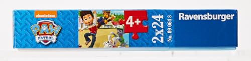 Ravensburger - Puzzle Enfant - Lot de 2 puzzles 24 pièces - Chiens héroïques / Pat'Patrouille - Fille ou garçon dès 4 ans - Puzzle de qualité supérieure - 2 posters à taille réelle - 09064