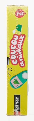 Nathan - Coucou les Animaux - jeu d'éveil sonore et musical - jeu éducatif electronique - Découvre les animaux en chanson à travers 20 comptines - pour Enfants à partir de 2 ans