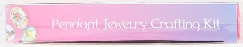 Kit Fabrication de Bijoux pour Filles. Bricolage Collier Pendentif et Bracelet Loisirs Créatifs avec de Perles de Verre et Charms - Loisir Creatif Enfant, Jouet, d'arts et Artisanat, Cadeau