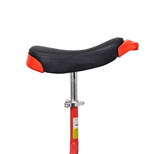 vidaXL Monocycle Ajustable Rouge 16 Pouces pour Enfants Monocycles Débutants