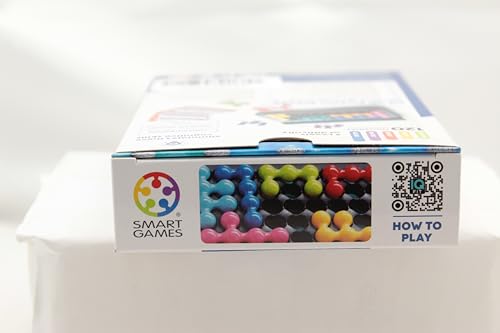SmartGames - IQ Fit - Jeu Casse Tête - Jeu de Réflexion - 120 Défis - 2D et 3D - Niveau Facile à Expert - Encastre les Pièces Correctement - 1 Joueur - A Partir de 6 Ans