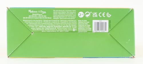 Melissa & Doug Blocs de Construction en Bois, Jouet Éducatif pour les Enfants, 100 Blocs Colorés de Formes et Tailles Différentes, Jeux d'éveil, Cadeau pour garçons et filles de 3 4 5 6 7 ans