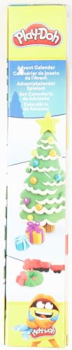 Play-Doh Calendrier de l'Avent, tapis d'activité, + de 24 surprises, 24 pots de pâte Play-Doh, pour enfants dès 3 ans