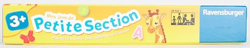 Ravensburger - Jeu Educatif - Mes jeux de petite section - Coffret complet éducatif - 20 activités programme 1e année maternelle - A partir de 3 ans - 24522