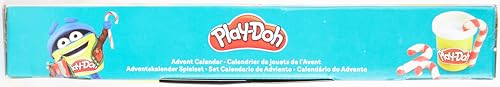 Play-Doh Calendrier de l'Avent, tapis d'activité, + de 24 surprises, 24 pots de pâte Play-Doh, pour enfants dès 3 ans