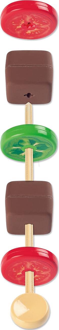 Smoby Barbecue Grill - 18 Accessoires - Flammes Magiques Rétractables - Jouet d'Imitation pour Enfant