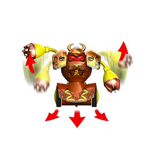 Silverlit - YCOO - Pack 2 Robots Kombat Viking Télécommandé - Jouet pour Enfant dès 5 Ans - Facile à déballer-14cm- Avance Et Frappe Ton Adversaire pour Le Mettre au Sol -Emballage Ecologique