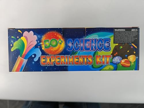 UNGLINGA 50+ Experiences Scientifiques Enfants, Science STEM Éducatifs Activités Laboratoire de Chimie et Kit Volcan, Fouille de Pierres Précieuses