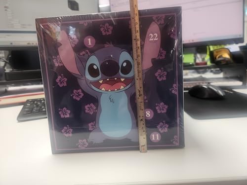 Disney Calendrier de l'Avent Stitch 2024 - Papeterie Jouet Accessoires Stickers Enfant (Violet Stitch Cube)
