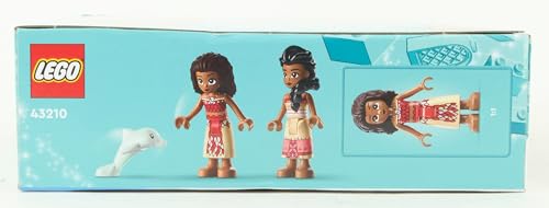 LEGO Disney Princesse Le Bateau d’Exploration de Vaiana - Jouet d'Activité et de Développement avec Mini-Poupée Sina et Figurine Dauphin - Idée Cadeau pour Garçons et Filles à Partir de 6 Ans 43210