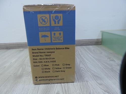 newyoo Tricycle 5 en 1, pour enfants de 1 à 3 ans; avec barre de direction, pédales amovibles, siège réglable (rose)