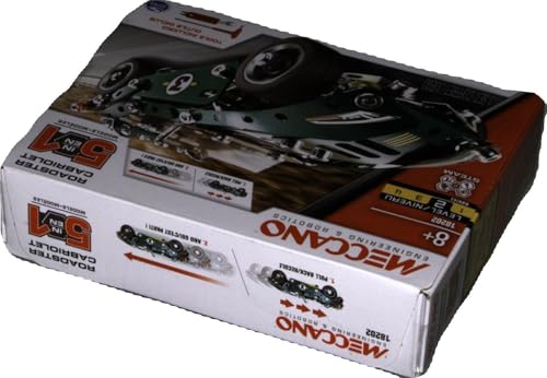 MECCANO - Cabriolet Retro Friction 5 MODÈLES - Coffret Inventions avec 174 Pièces, 1 Moteur Rétro Friction Et 2 Outils - Jeu de Construction Jouet Enfant 8 Ans et +