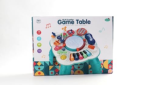 Jouet Bebe 1 an - Table Activité Bébé 6 en 1 Jouet Enfant Jeux Bebe 1 2 3 Ans Fille Garçon Table d'Activité Musicale Bebe Jouet Eveil Éducatif Cadeau pour Enfant