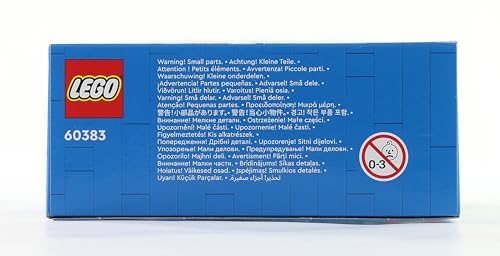 LEGO 60383 City La Voiture de Sport Électrique, Jouet pour Garçons et Filles de 5 Ans, Set de Voiture de Course, avec Minifigurine de Pilote, Idée Cadeau