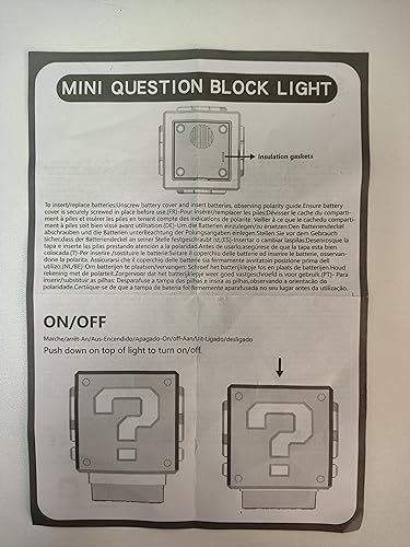 LOUHH Lampe Mario, 2024 - Veilleuse Avec Effets Sonores