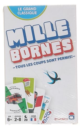 Dujardin – Mille Bornes Le Grand Classique – Jeu de société – Jeu de cartes – Atteignez les 1000 bornes en premier – A jouer en Famille ou entre Amis – 2 à 8 joueurs – Dès 6 ans