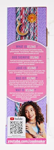 COOL MAKER - KUMI KREATOR 3 EN 1 - Machine Création 2 Colliers & 5 Bracelets - Utilisation Simple En Sécurité - Tendance Fun & Facile - Accessoires Inclus - Jouet Enfant 8 Ans et + - Loisirs Créatifs