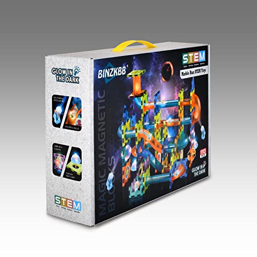BINZKBB Blocs de Construction Magnétiques Enfants Jouet - 110 pièces 3D Jeux de Construction Éducatifs Aimanté Enfants Lumineux - Cadeaux de Créatif pour Enfants,Garçons et Filles de 3 4 5 6 7 8 Ans+