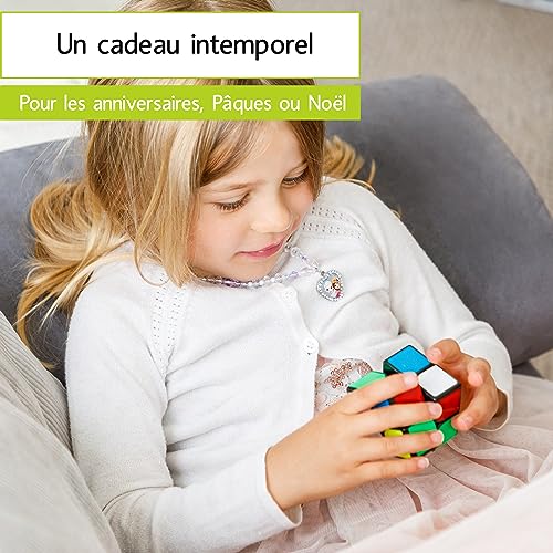 CUBIDI® Originale Cube Magique 2x2x2 - Type Los Angeles | Speedcube de Vitesse avec Caractéristiques de Rotation Optimisées - Classique Jouet 2x2 | Le Puzzle 3D Casse Tete pour Adulte et Enfant