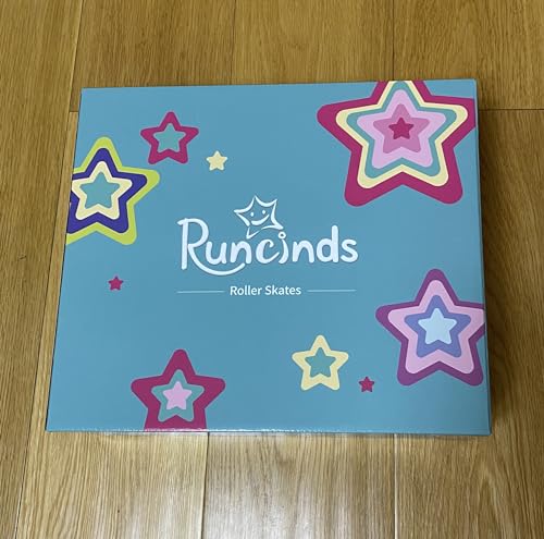 Runcinds Patins à roulettes réglables pour Enfants pour garçons Filles, Patins à roulettes pour Tout-Petits pour débutants avec Roues Lumineuses