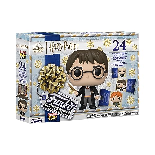 Funko Advent Calendar: Harry Potter - Rubeus Hagrid- Calendrier de L'avent - 24 Jours de Surprise - Mini-figurine en Vinyle à Collectionners - Boîte Mystère - Idée de Cadeau