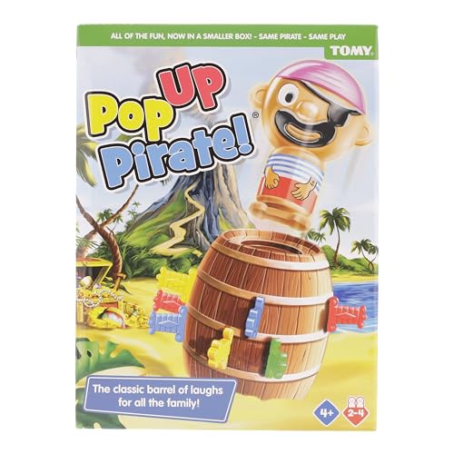 TOMY Officiel - Pic Pirate Jeux de Société pour Enfants, Jouet pour Noël,Jouet Enfant 4 ans, Jeu Rigolo pour Groupes, Cadeau Anniversaire Idéal, Jeux 4 ans+