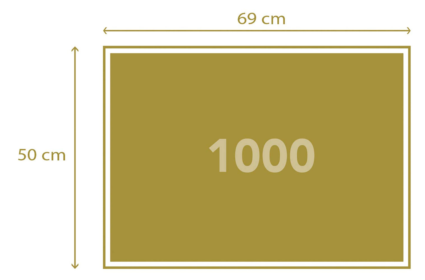 Clementoni - Collection Harry Potter - Puzzle Panoramique de 1000 pièces - Décoration Murale - Dimensions 69 x 50 cm - Fabriqué en Italie - À Partir de 10 ans - 61881