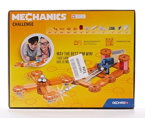 Geomag Mechanics Gravity 771, Challenge, Jeu de Construction, 95 Pièces