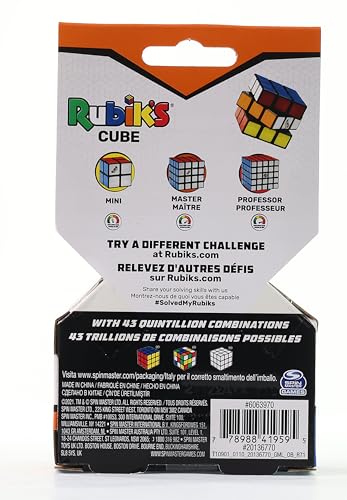 RUBIK'S CUBE 3X3 - Jeu Casse-Tête Adulte Et Enfant - Rubik’s Cube Magique - Puzzle 3x3 Original Correspondance Couleurs - Puzzle Résolution de Problème - Casse-tête Enfant - Jeu Enfant 8 Ans et +