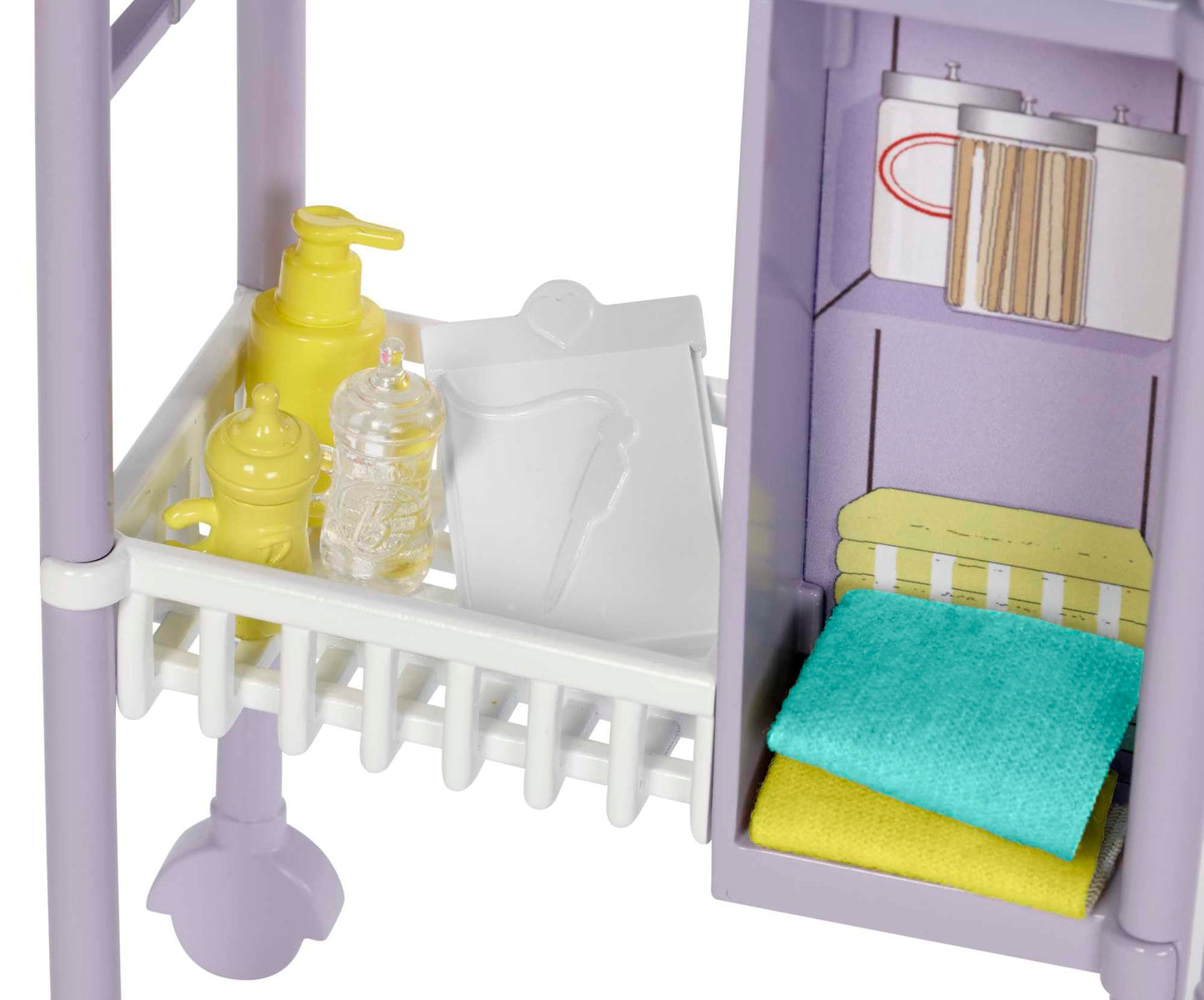Barbie Métiers Coffret poupée Pédiatre Blonde avec Cabinet médical, Deux bébés et Accessoires, Jouet pour Enfant, GKH23
