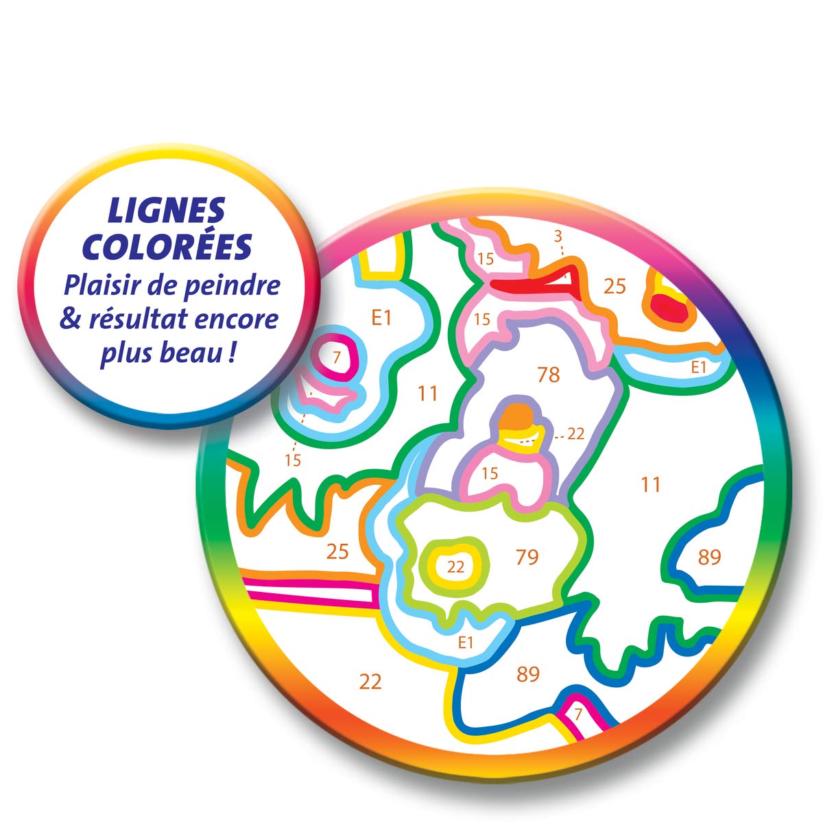 Ravensburger – Numéro d’Art grand format – Horde de chevaux – Loisir créatif – Kit de peinture par numéros – Activité détente et créative – Dès 9 ans – 28682 – Version française