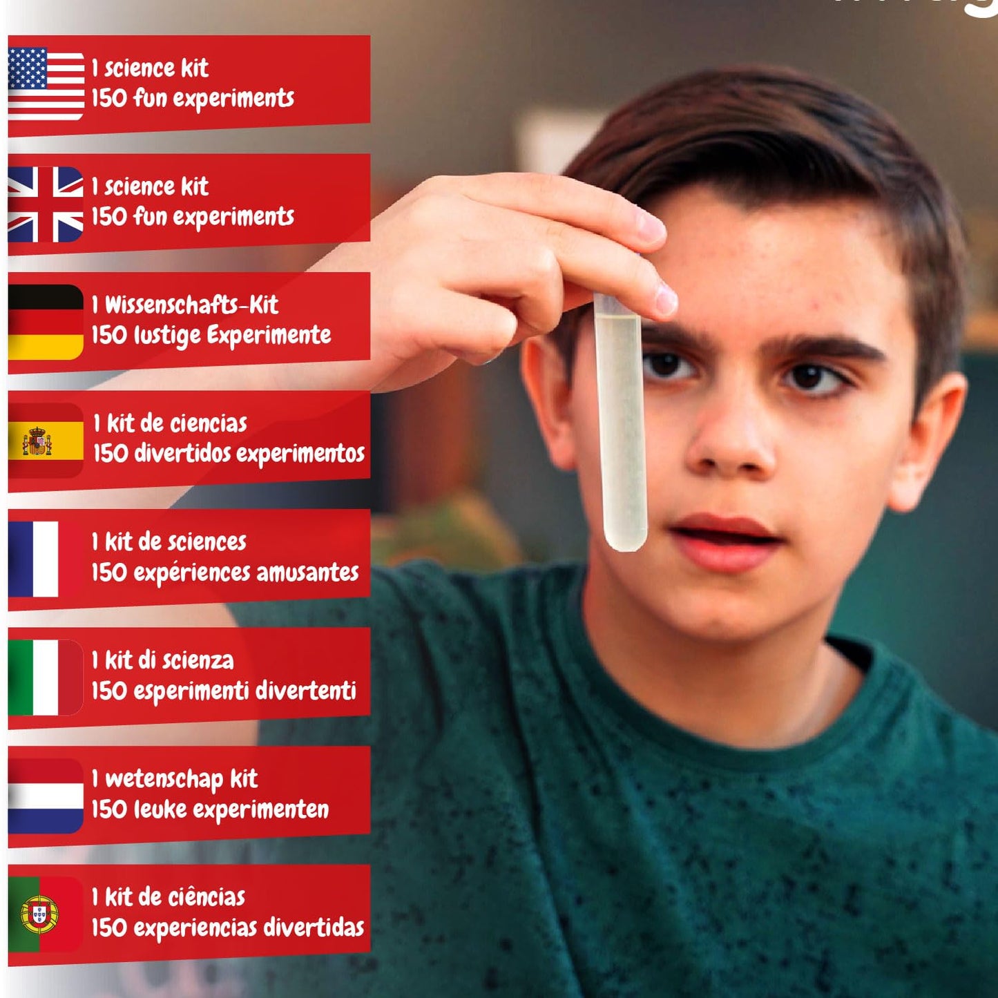 Science4you - Super Kit Scientifique pour Enfants +8 Ans - 150 Experiences Scientifiques et Activités Manuelles: Laboratoire de Chimie et Kit Volcan, Kits Éducatifs et Jeux Science Enfant 8-12 Ans