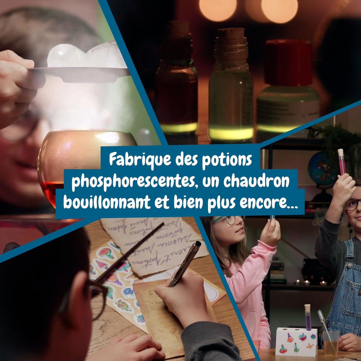 Science4you Potions Magiques - Utilisez le Chaudron Magique et Créez vos Potions - Jeu Magie et Chimie pour Enfants 7 8 9 10 11 12+ Ans - Kit Activités Manuelles Magic et Expériences Scientifiques