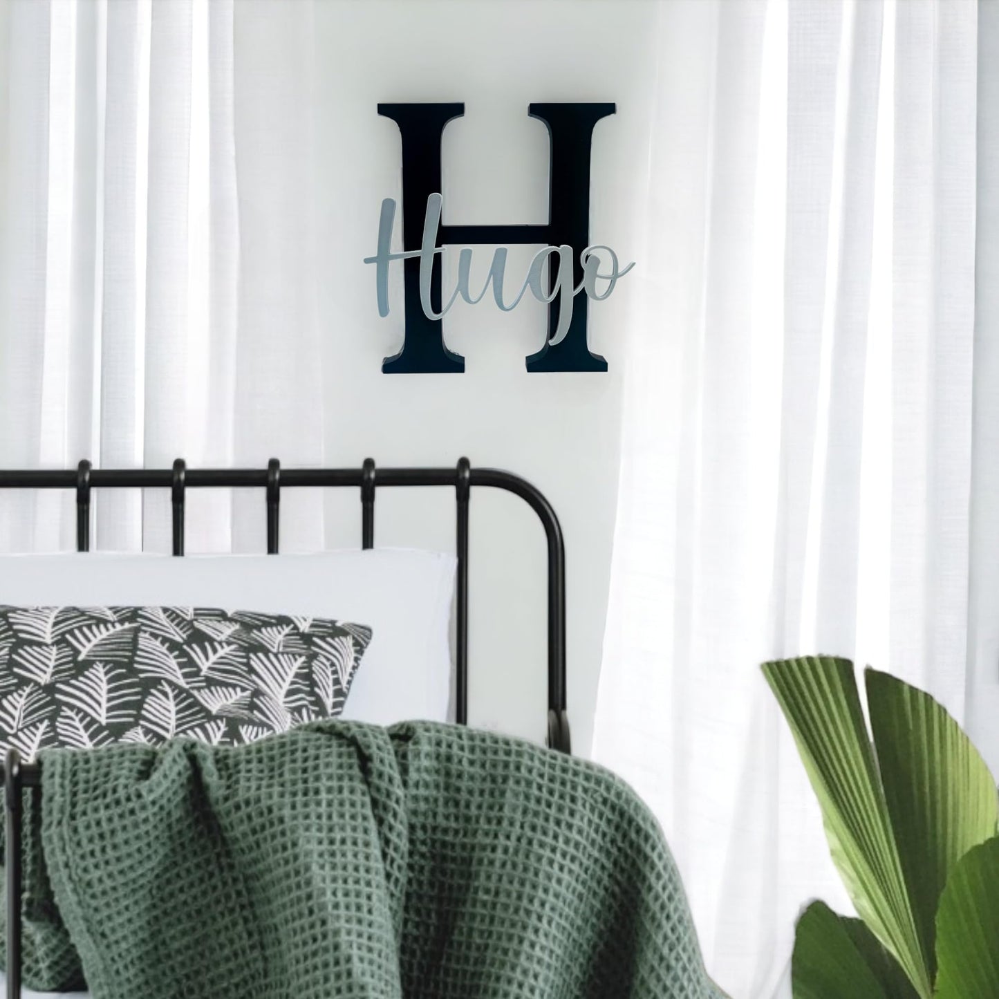 Lettre décorative avec nom personnalisé à poser ou à accrocher. Choisissez parmi différentes tailles et couleurs. Idéale pour la chambre d'enfant, cadeau origina