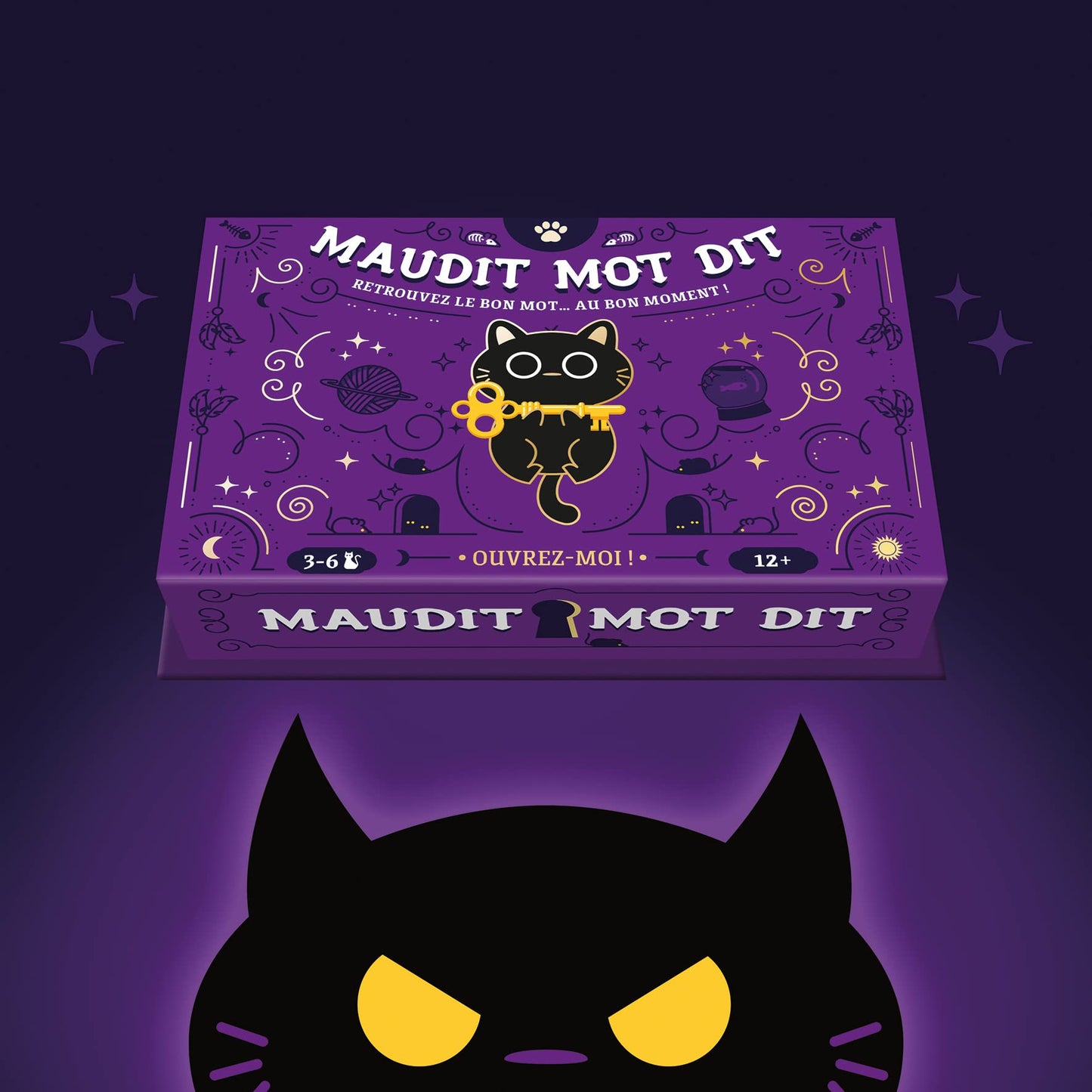 Asmodee Cocktail Games - Maudit Mot Dit - Jeu d' Ambiance et Devinettes - Jeu de Société pour Adultes & Enfants dès 12 ans - Rires Garantis en Soirées - 3 à 6 joueurs - 30 min - Version Française