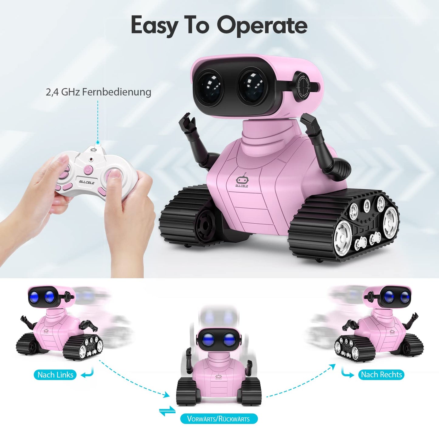 Robot Enfant Jouet, Télécommandés Rechargeables I Garçons et Filles 3 - 8 Ans