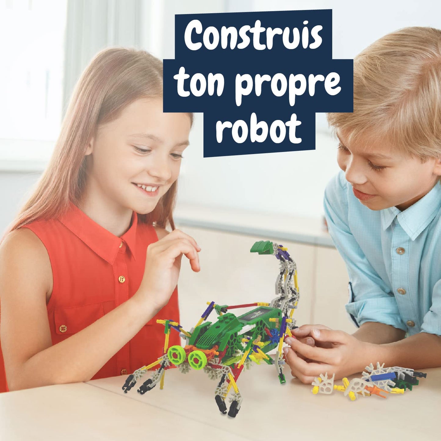 Science4you-Robotics Scorpiobot, Kit Construire de 161 pièces 8 Ans-Monter Un Robot Interactif pour Enfants Construction Activites Manuelles, Jeu STEM, 80002226, Multicolore