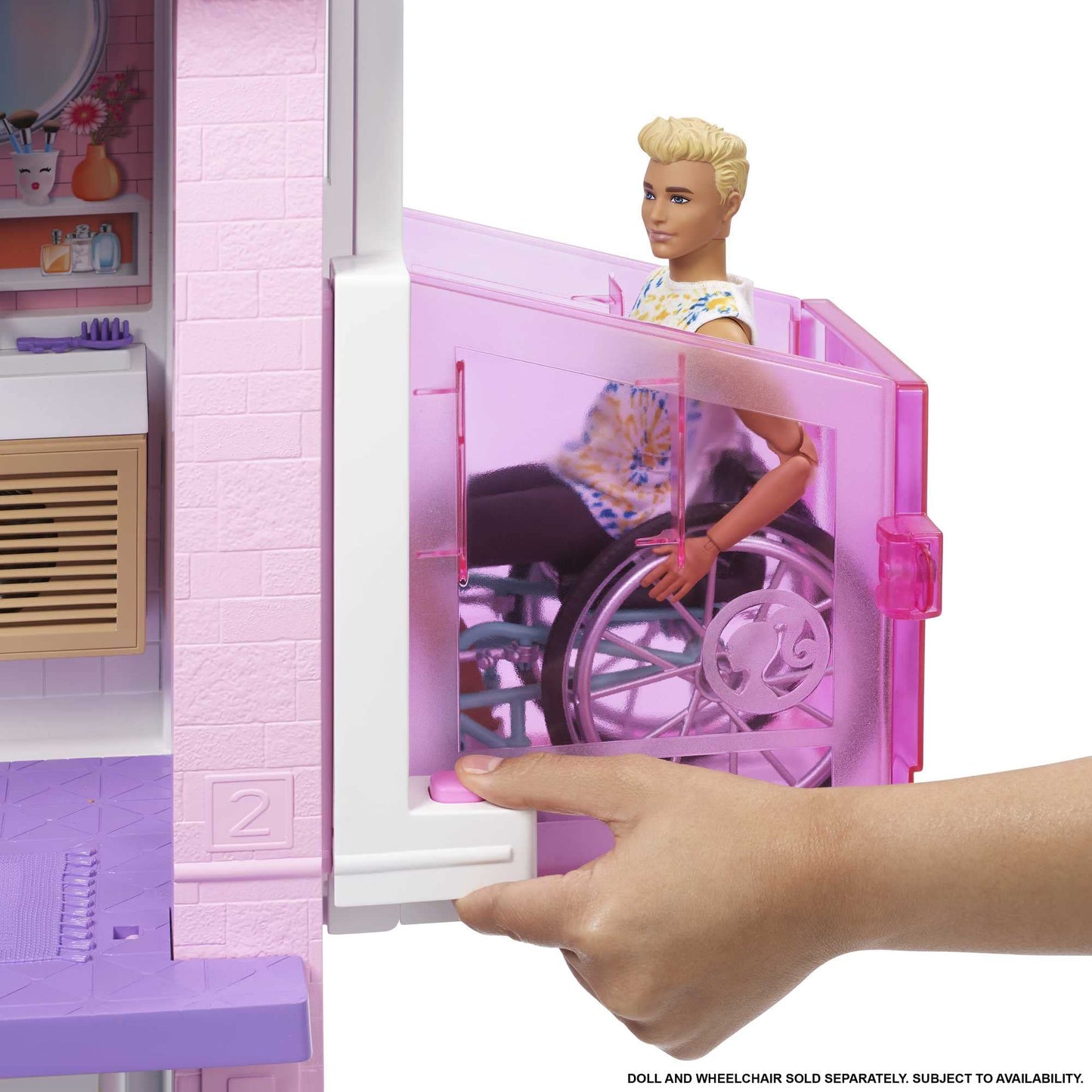 Barbie Maison de Rêve pour Poupées avec 3 Niveaux, avec Lumières Et Sons, Plus De 75 Accessoires Inclus, 109 cm De Haut, Jouet pour Enfant de 3 Ans et Plus, GRG93