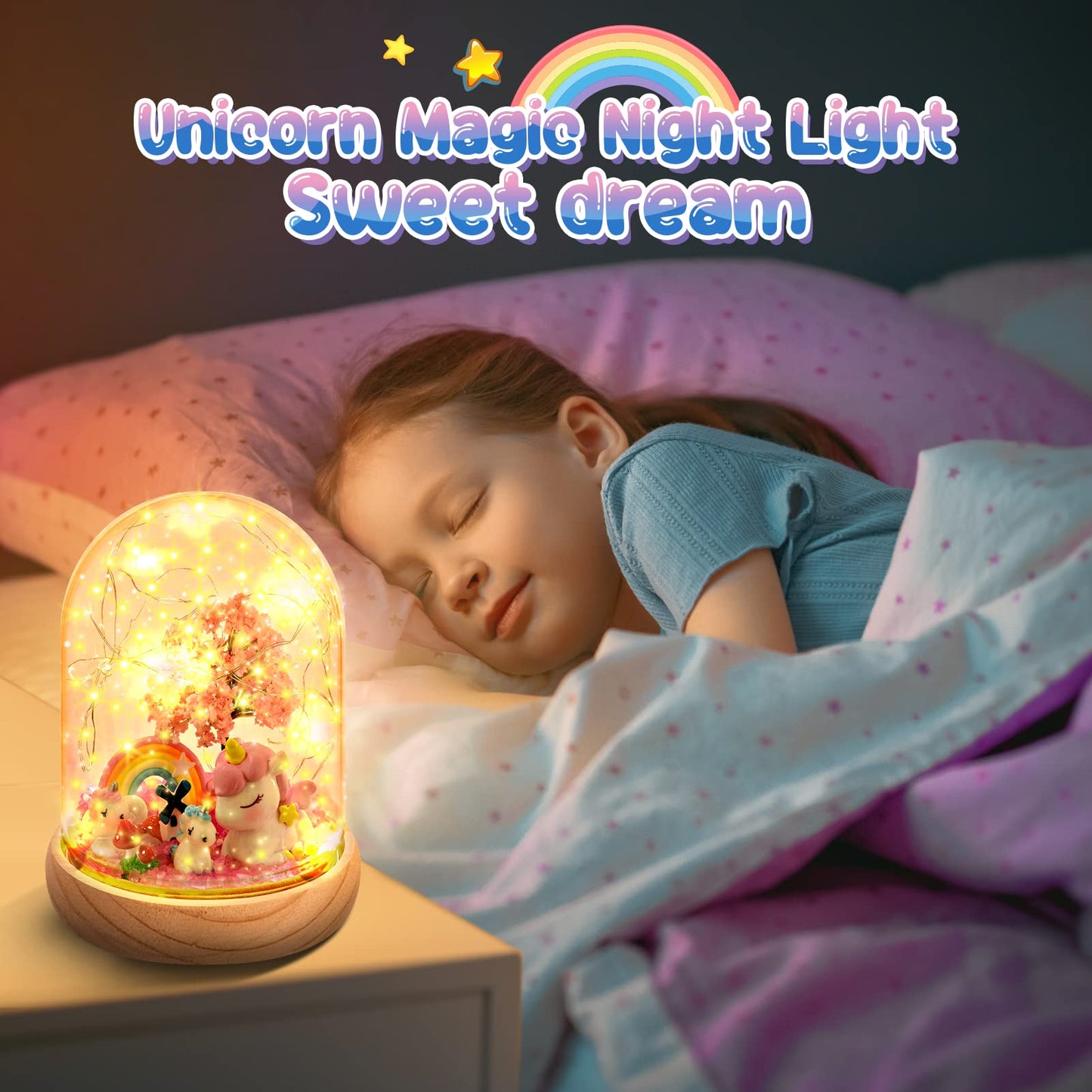 Dislocati Cadeau Enfant 4 5 6 7-10 Ans, Activité Manuelle Licorne Jouet Bricolage Cadeaux Licorne pour Filles Enfants Jouet Fille 4 5 6 7 8 Ans Cadeau Noel