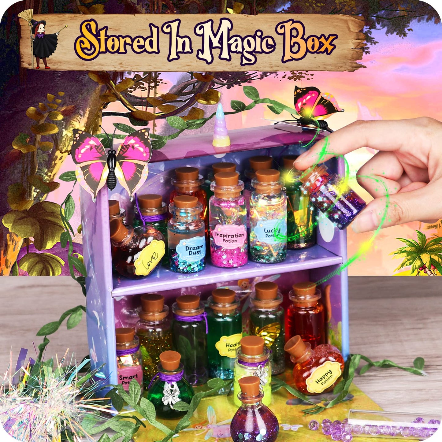 Mostof DIY Magic Potions Making Craft Kit, Kit de fabrication de potions de fées
