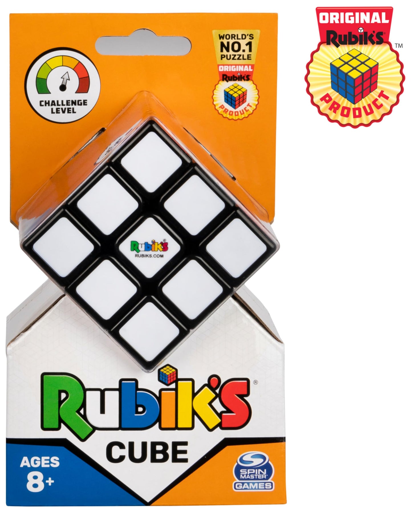 RUBIK'S CUBE 3X3 - Jeu Casse-Tête Adulte Et Enfant - Rubik’s Cube Magique - Puzzle 3x3 Original Correspondance Couleurs - Puzzle Résolution de Problème - Casse-tête Enfant - Jeu Enfant 8 Ans et +