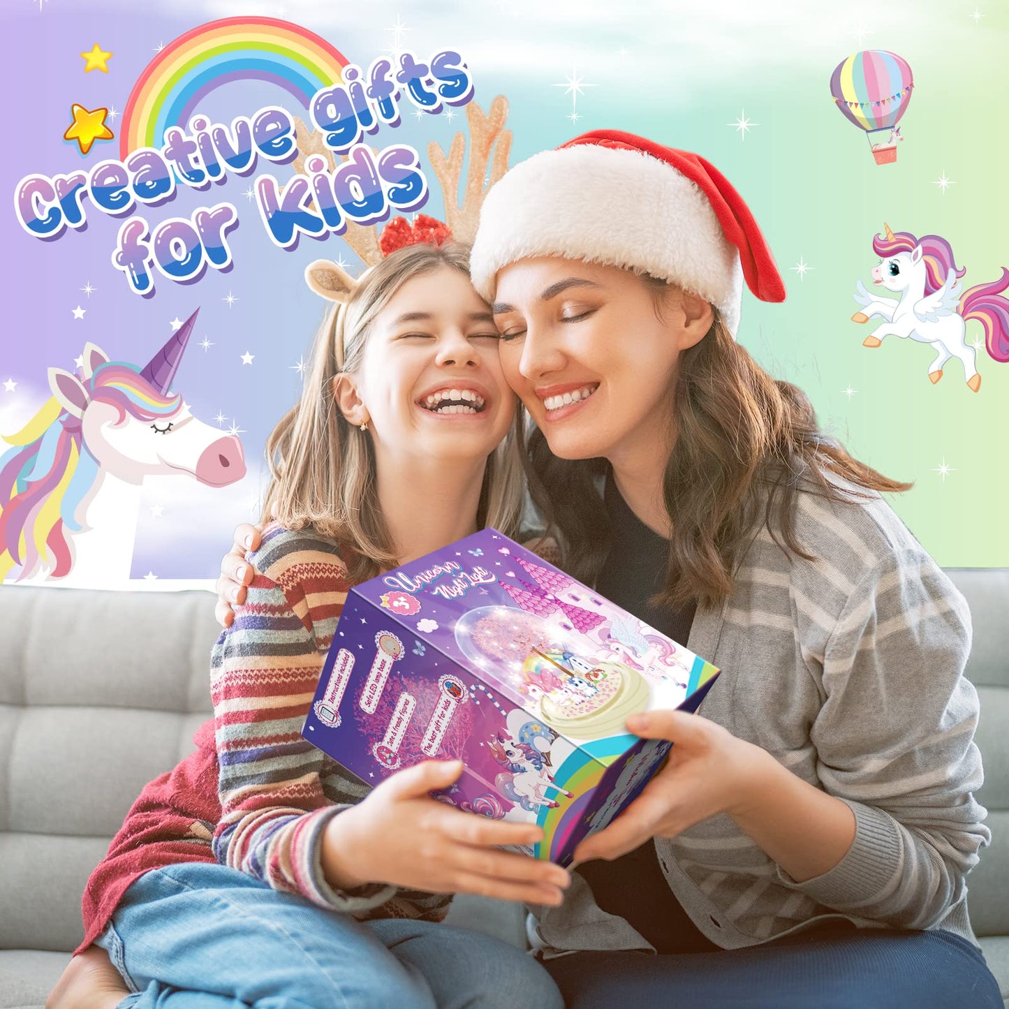 Dislocati Cadeau Enfant 4 5 6 7-10 Ans, Activité Manuelle Licorne Jouet Bricolage Cadeaux Licorne pour Filles Enfants Jouet Fille 4 5 6 7 8 Ans Cadeau Noel