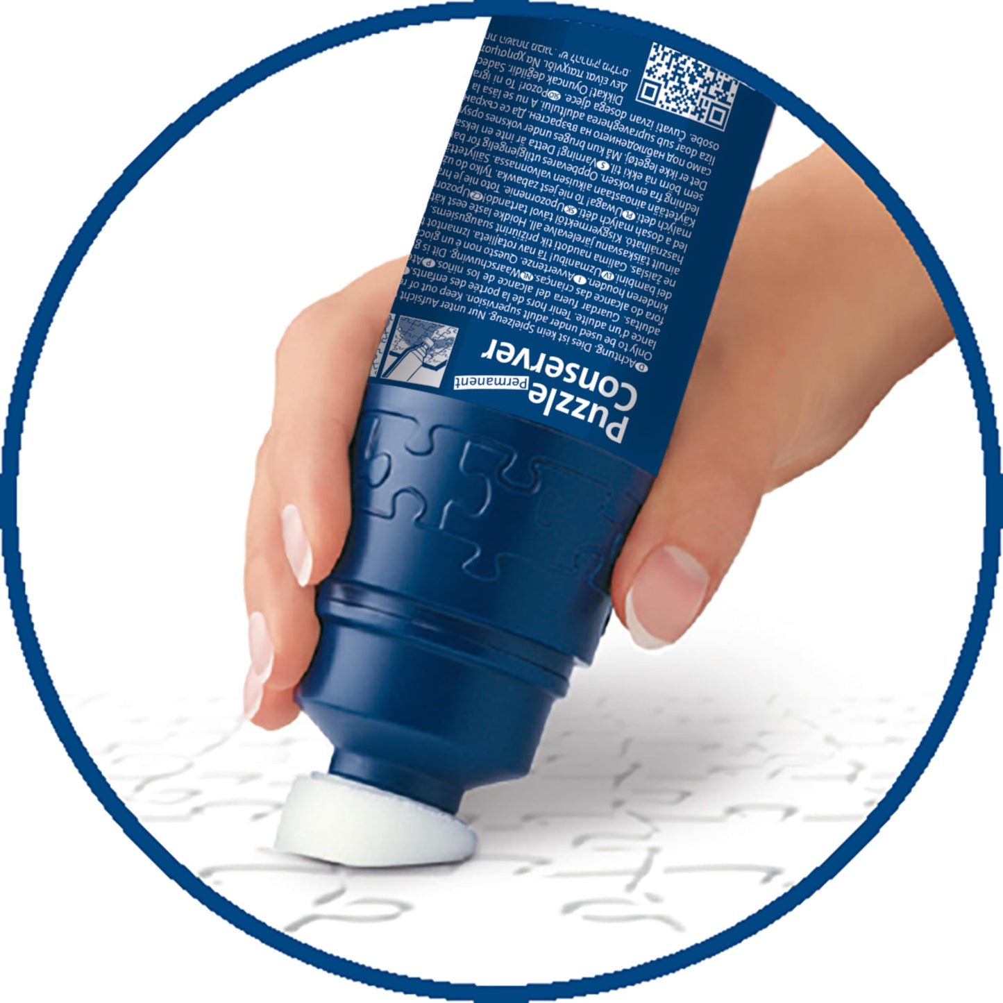 Ravensburger - Accessoire pour puzzles enfants et adultes - Colle à puzzle liquide avec applicateur - Colle transparente prête à l'emploi - 200ml - pour coller jusqu'à 4 puzzles de 1000 pièces - 17954