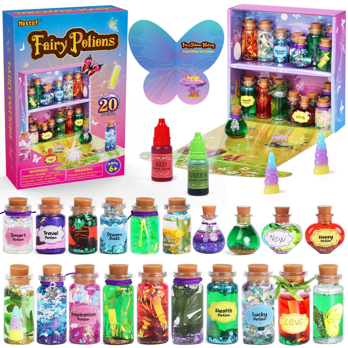 Mostof DIY Magic Potions Making Craft Kit, Kit de fabrication de potions de fées