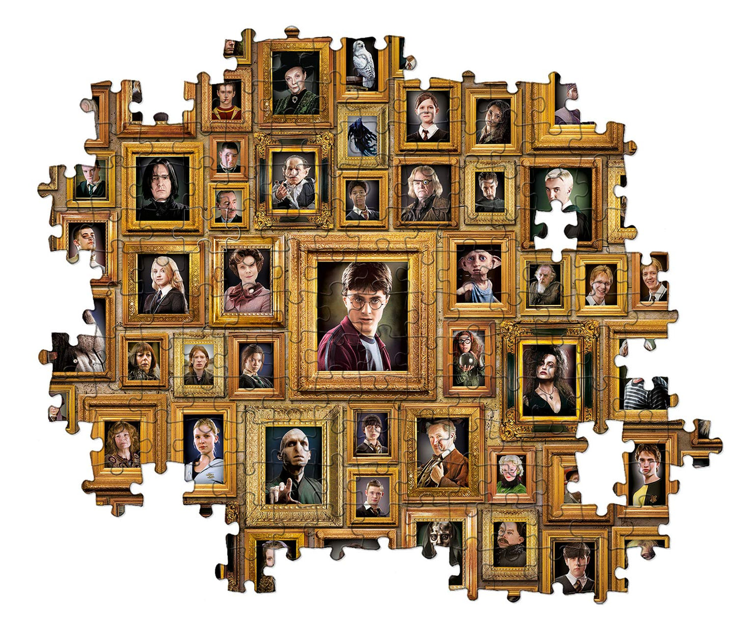 Clementoni - Collection Harry Potter - Puzzle Panoramique de 1000 pièces - Décoration Murale - Dimensions 69 x 50 cm - Fabriqué en Italie - À Partir de 10 ans - 61881