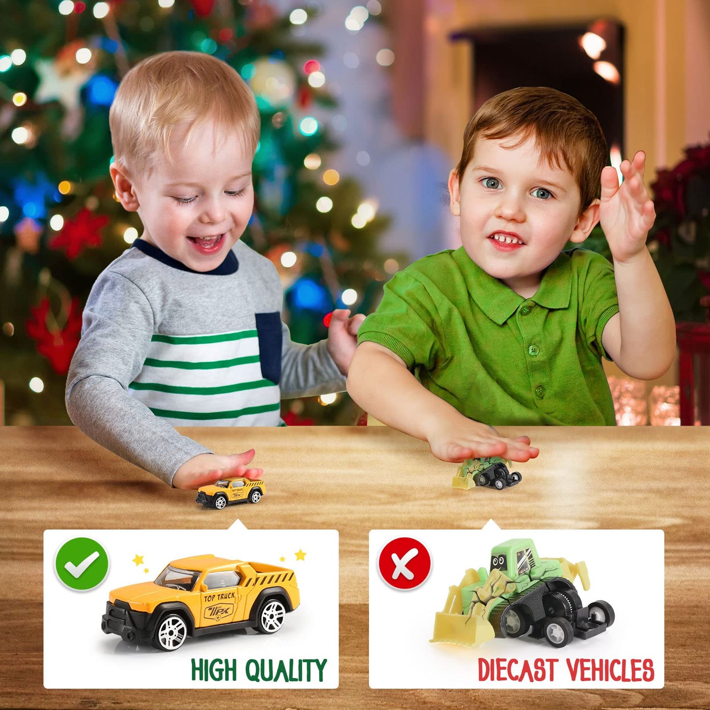 EUCOCO Calendrier De L'avent 2024 Voiture, Jouet Enfant 2 3 4 5 6 Ans Voiture Enfant 2-6 Ans Garçon Cadeau Garcon 2-6 Ans Petite Voiture Enfant 2-6 Ans Cadeau Anniversaire 2-6 Ans Garcon