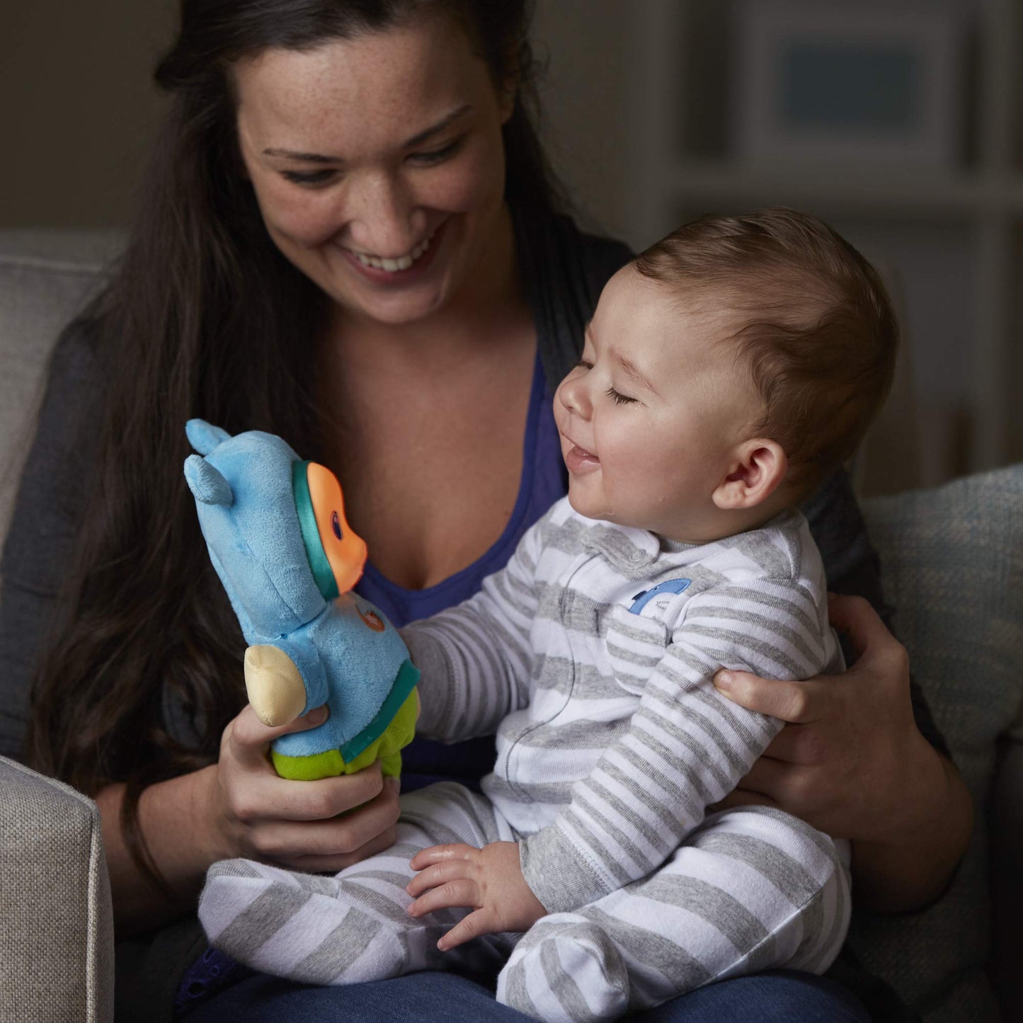 Playskool - Veilleuse Luciole Petite Luxi bleue - Jouet peluche nouveau né - Jouet bébé - Exclusivité Amazon