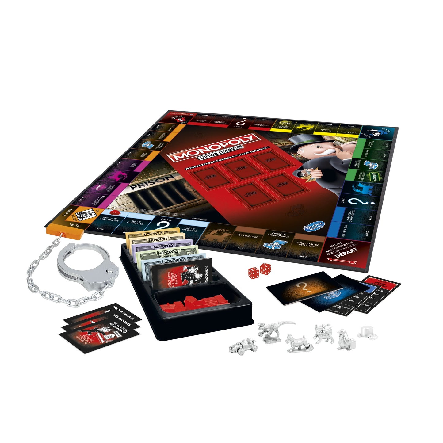 Monopoly Tricheurs, Jeu de Societe, Jeu de Plateau pour la Famille, Version Francaise, A partir de 8 Ans