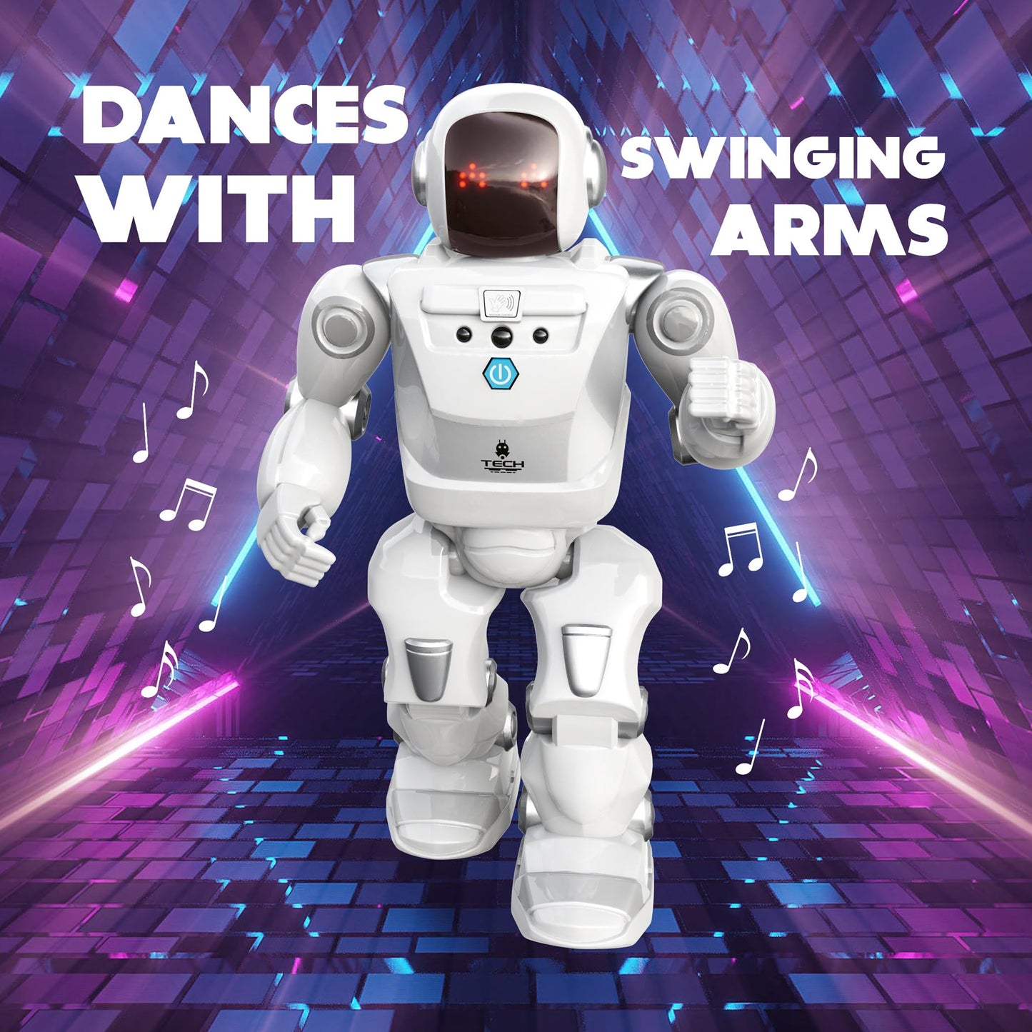 Ycoo by Silverlit - Program a Bot X, Robot Radiocommandé Programmable, 40 cm - 48 Actions Programmables - Capteurs de Mouvements - Effets Sonores et Lumineux.